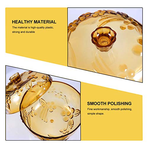 Angoily Caixa Porta- Lanche de Plástico Bandeja de Frutas Secas Organizador de Armazenamento de Frut