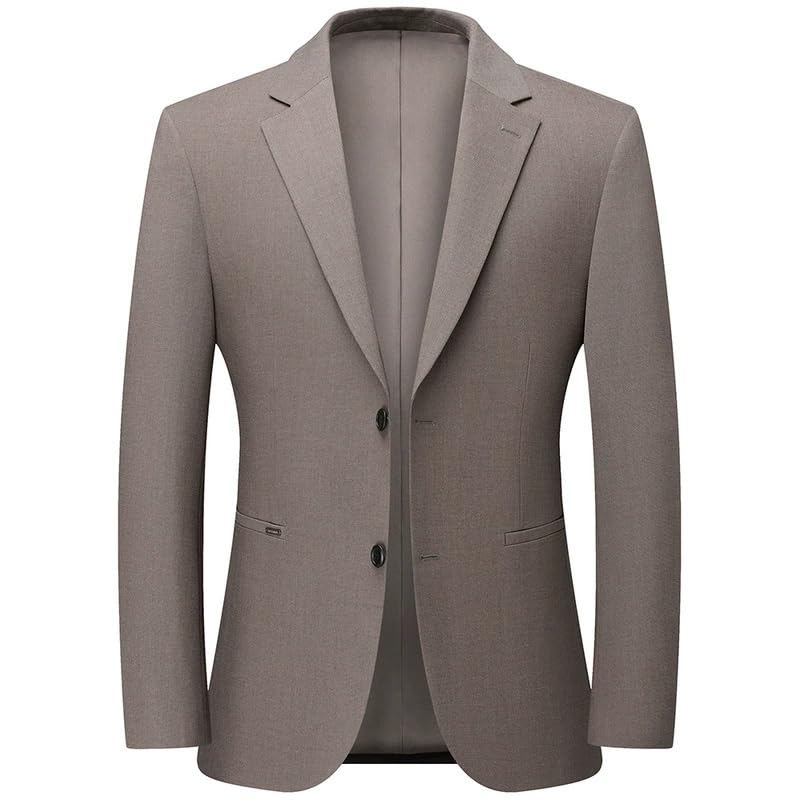 Men's Spring Business Casual Suit Jacket 2 Buttons Slim Fit Banquet Wedding Formal Suits