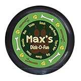 Infusion Wham-O Personalized Dog Disk-o-Fun Design Ultimate Frisbee Disc - 175g, 5 Colors to Choose from