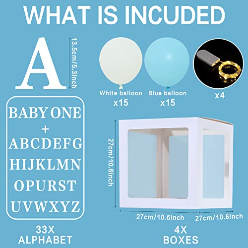 Scatole Decorazioni Baby Shower Ragazzi, 30