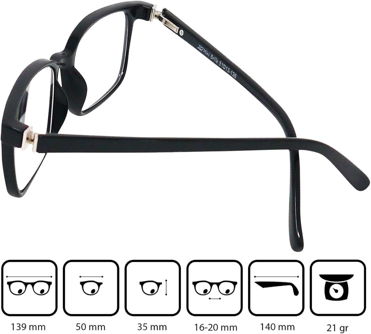 Mini Brille, Designer 4-Piece Set, 3 Reading Glasses & 1 Sun Reader - Image 4