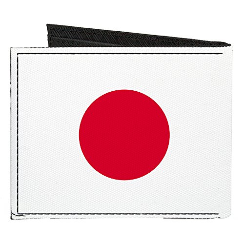 Buckle-Down Canvas Bi-fold Wallet-Japan Flag2