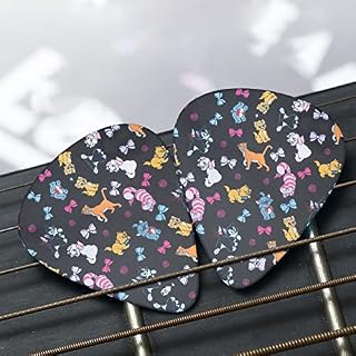 Médiators de guitare Paquet de 12 médiators de chat de dessin animé pour guitare électrique Guitare acoustique Diverses… - Les Beatles, Paul McCartney, John Lennon, RIngo Starr, George Harrison Médiators de guitare Paquet de 12 médiators de chat de dessin animé pour guitare électrique Guitare acoustique Diverses… – Image 6