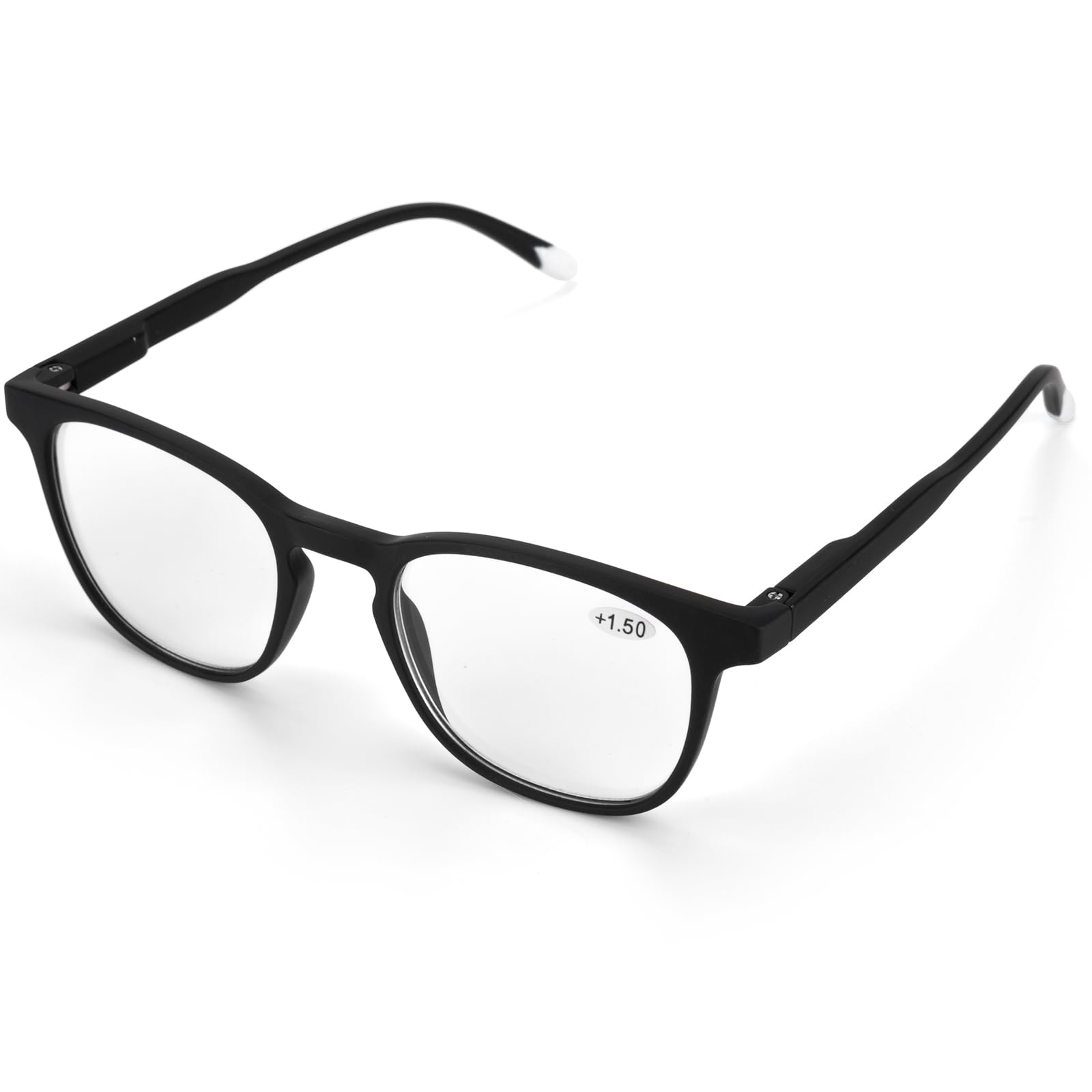 LANLANG Reading Glasses for Men Women Blue Light Blocking Glasses Anti Eyestrain 2 Colors(Black/Blue) including 0-4.0 diopters