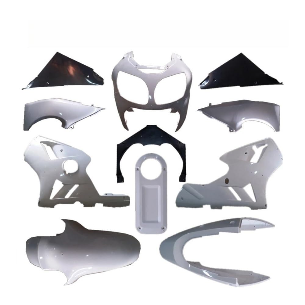 Motocicletta Copertura faro Componenti Della Carenatura Moto Non Verniciata Per ZX12R 12R 2000-2001 00-01 Pacchetto Parti Carrozzeria Sinistra E Destra