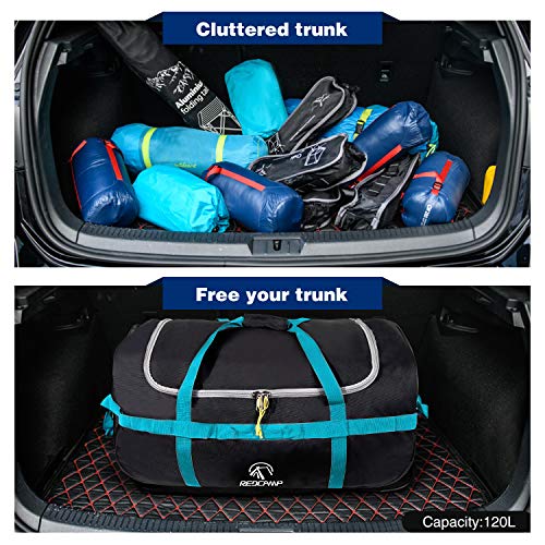 REDCAMP Foldable Duffle Bag with Wheels 85L 26