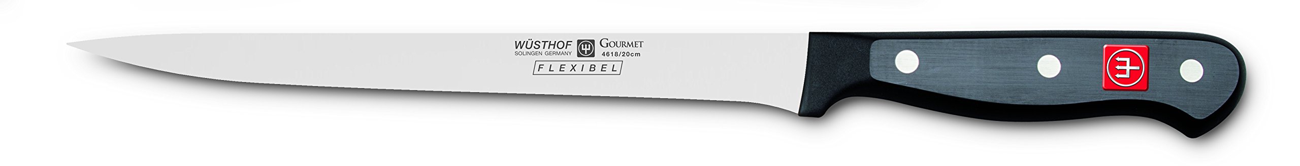 Wüsthof Fischfiliermesser, Gourmet (4618-7), 20 cm Klinge, Edelstahl, rostfrei, für Spülmaschine, scharfes Küchenmesser mit flexibler Klinge