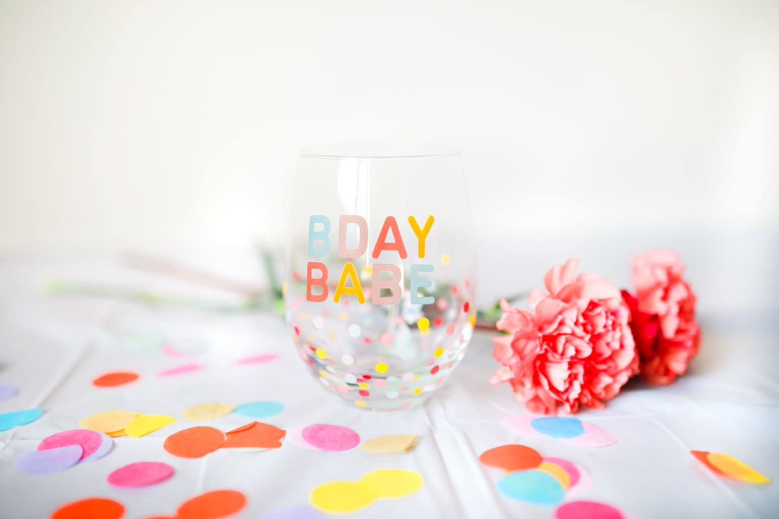 Birthday Babe Wine Glass - Perfect Party Favor -2 Birthday Babe Wine Glass - Perfect Party Favor -2
