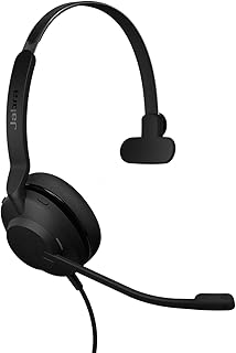 Jabra Evolve2 30 SE Wired Noise-Cancelling Mono Headset With 2-Mic Call Technology and USB-A Cable - Works with all Leading Unified Communications Platforms such as Zoom and Google Meet - Black