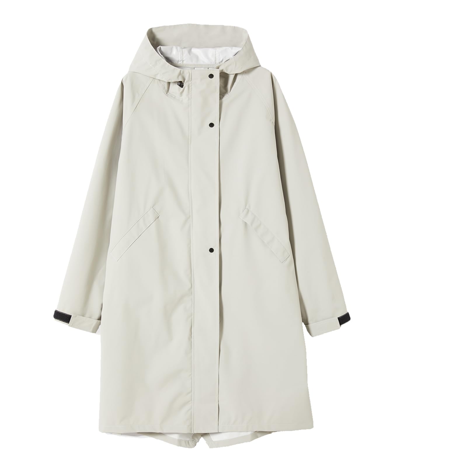 Chaquetas Impermeables para Mujer Impermeable ligero Impermeable Impermeables Largos con Capucha Cortavientos al Aire Libre Gabardina de Viaje Plegable