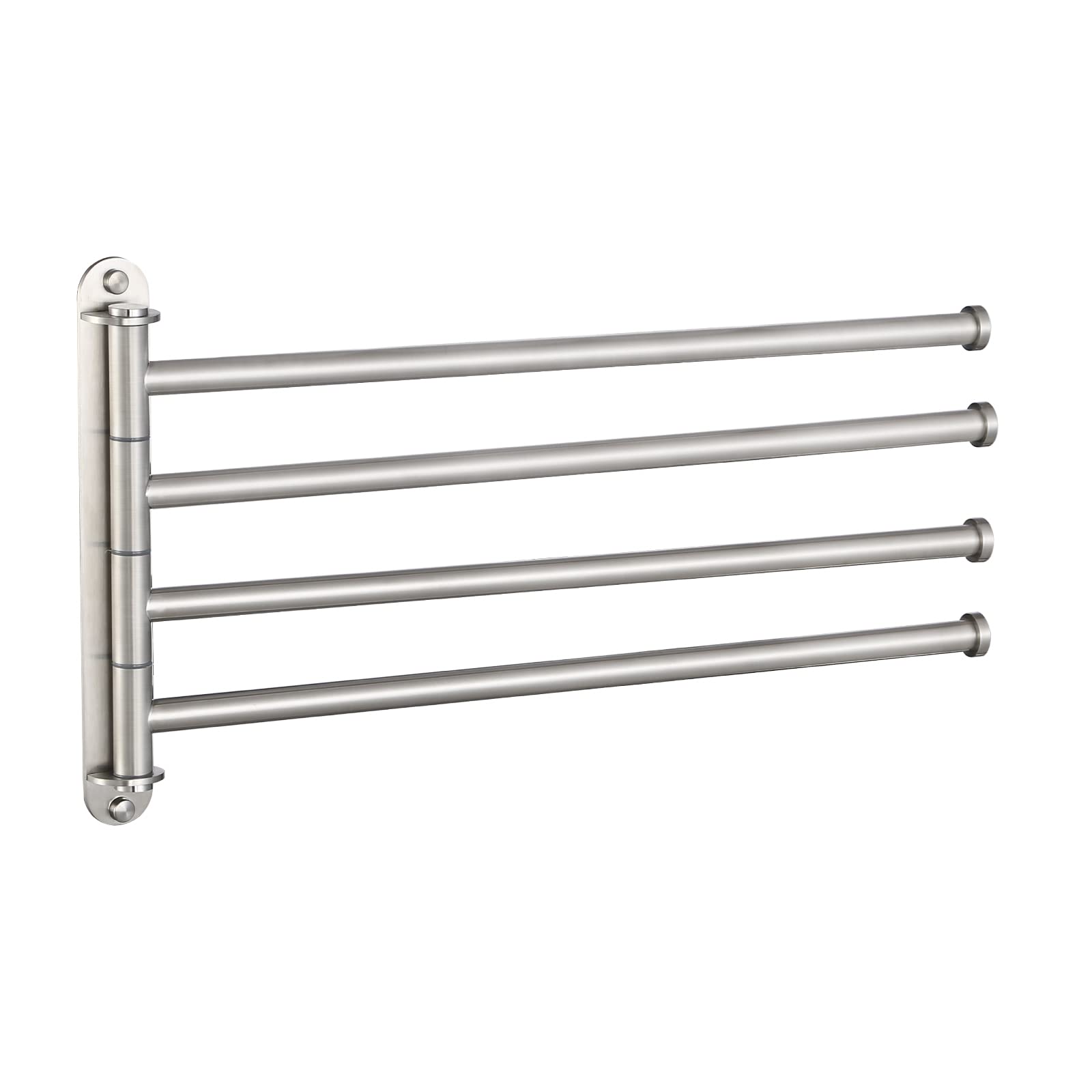 KES Toallero Giratorio 4 Barras Toalleros de Baño Acero Inoxidable SUS304 Toallero Pared 40CM Cepillado, A2103S4L40-2
