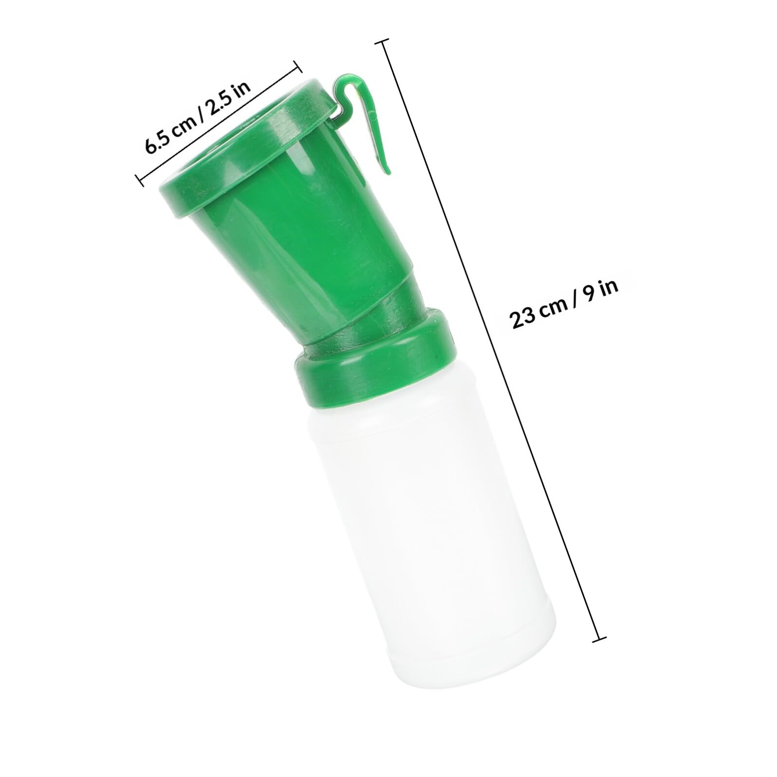 Tasses de Bain Médicamenteuses sans Refusion pour Vaches en Plastique Léger et Facile à Transporter Double Chambre pour Élevage