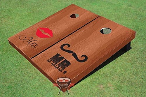 Mr. and Mrs. Wedding Themed Cornhole Boards