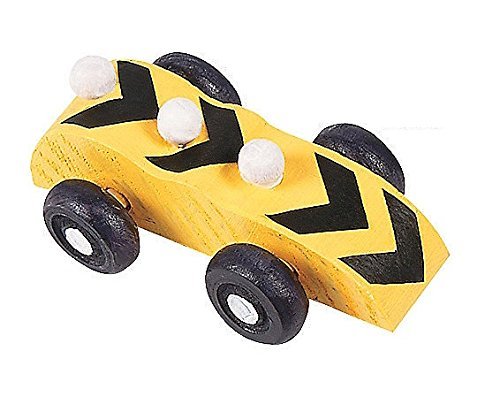 Fun Express Unfinished Wooden Cars Set – DIY Paintable Craft Toys for Kids Party Favors Arts & Crafts Creative Projects and School – Perfect for Fun and Interactive Group Activities & More – 12 Pieces - Image 5