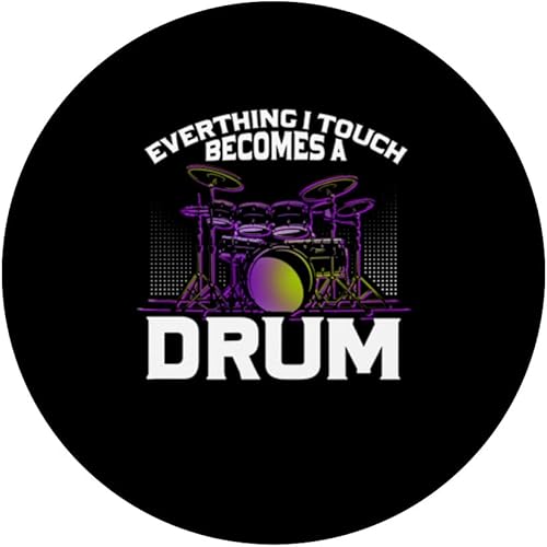 Miniatura 3 de Todo lo que toco se convierte en tambor  Batería Kits de batería PopSockets PopGrip intercambiables