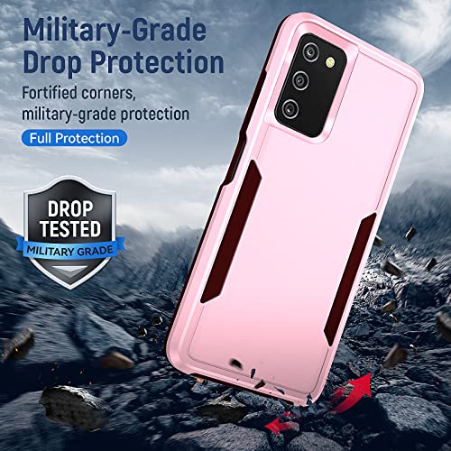 Image of for Samsung Galaxy A03S Case with HD Screen Protector, Pink