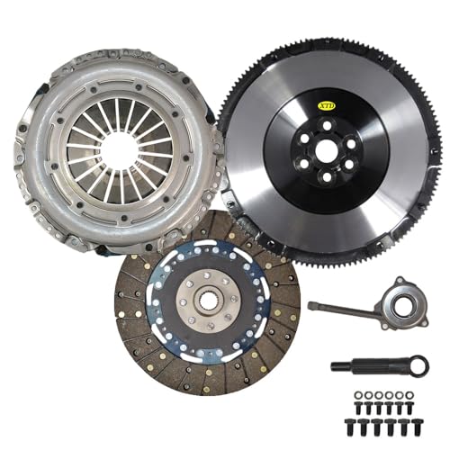 AMC OE Clutch Kit & Flywheel Compatible With Volkswagen Golf Jetta GTI GLI GLX VR6 Beetle/Audi TT Quattro 1.8T 6-SPEED