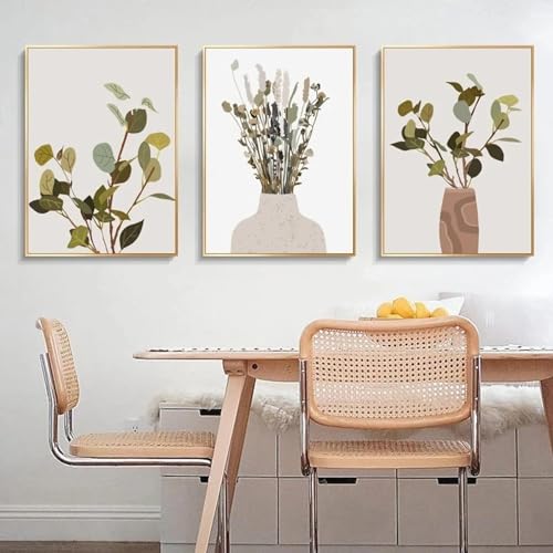 Affiches sur toile cactus pour habiller un salon vide avec élégance et simplicité