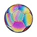 Reflective Football Indoor Outdoor School Training Soccer Size 4 5 Glowing Soccer Reflective Soccer