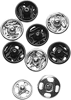 Vista 7 de 48 botones de cierre de metal, mini botones a presión para coser, botones de presión para ropa de muñeca, accesorios de costura para ropa