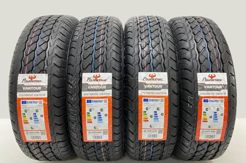 4 X 215 70 15C POWERTRAC 215/70R15C 109/107R COMMERCIAL VAN TYRES M+S TYRES
