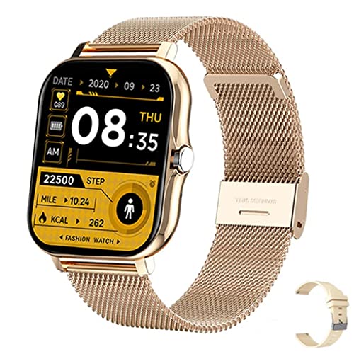 Reloj Inteligente para Hombre y Mujer, Accesorio de Pulsera Resistente al Agua IP67 (Blanco)