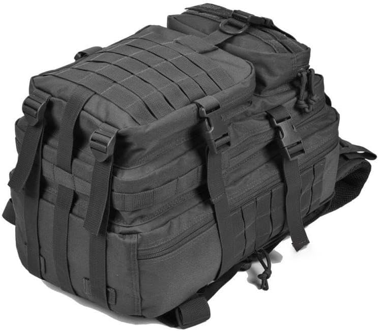 45L Tactical Backpack Military Tactical Bag Pack Army Molle Survival Bags Backpacks (black) - Image 4