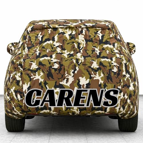 Image of Kings of Cover New Jungle 100% Waterproof Carens Car Cover | Polyester Car Body Cover for Rain & Sun | UV Protection, Dustproof, Scratch Resistant, Windproof, Heat Resistant, Custom Fit
