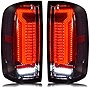 LOYALHEARTDY For 2015 2016 2017 2018 2019 2020 2021Chevy Colorado LED Tail Lights Lamp Assembly, Smoked Black Driver and Passenger Tail Lamp RH+LH Tail Lights Brake Stop Lamp Taillight