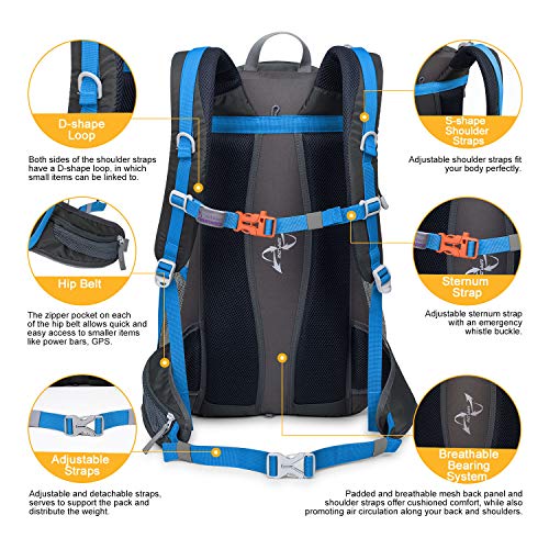 最安値 マウンテントップ Mountaintop 40l 旅行 キャンプ バックパック 登山バッグ 自転車バックパック デイバッグ グレー の価格比較