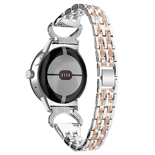 FitTurn Correa Metal para Google Pixel Watch 41mm miniatura 2