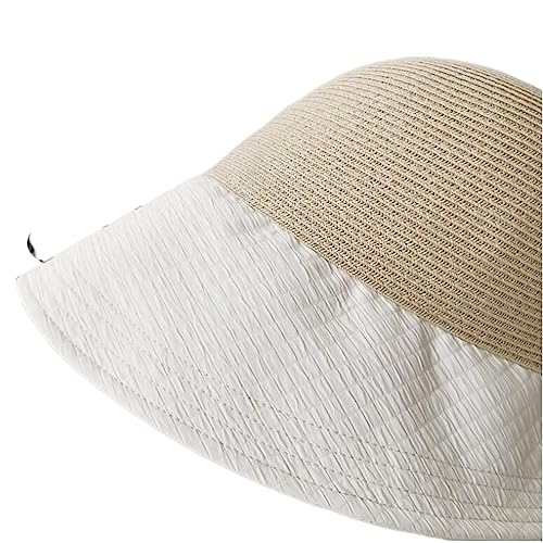 Chapeau seau pliable fin en tissage structure elegance femme E - 3