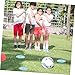 HOLIDYOYO 30Pcs Professional Soccer Training Sign Discs Lightweight Non Slip Markers for Football Basketball and Sports Drills Durable Pe Material Stackable Design for School and Events