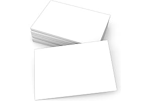 321Done White Note Cards: Create Your Own Note, Thank You, Index Cards