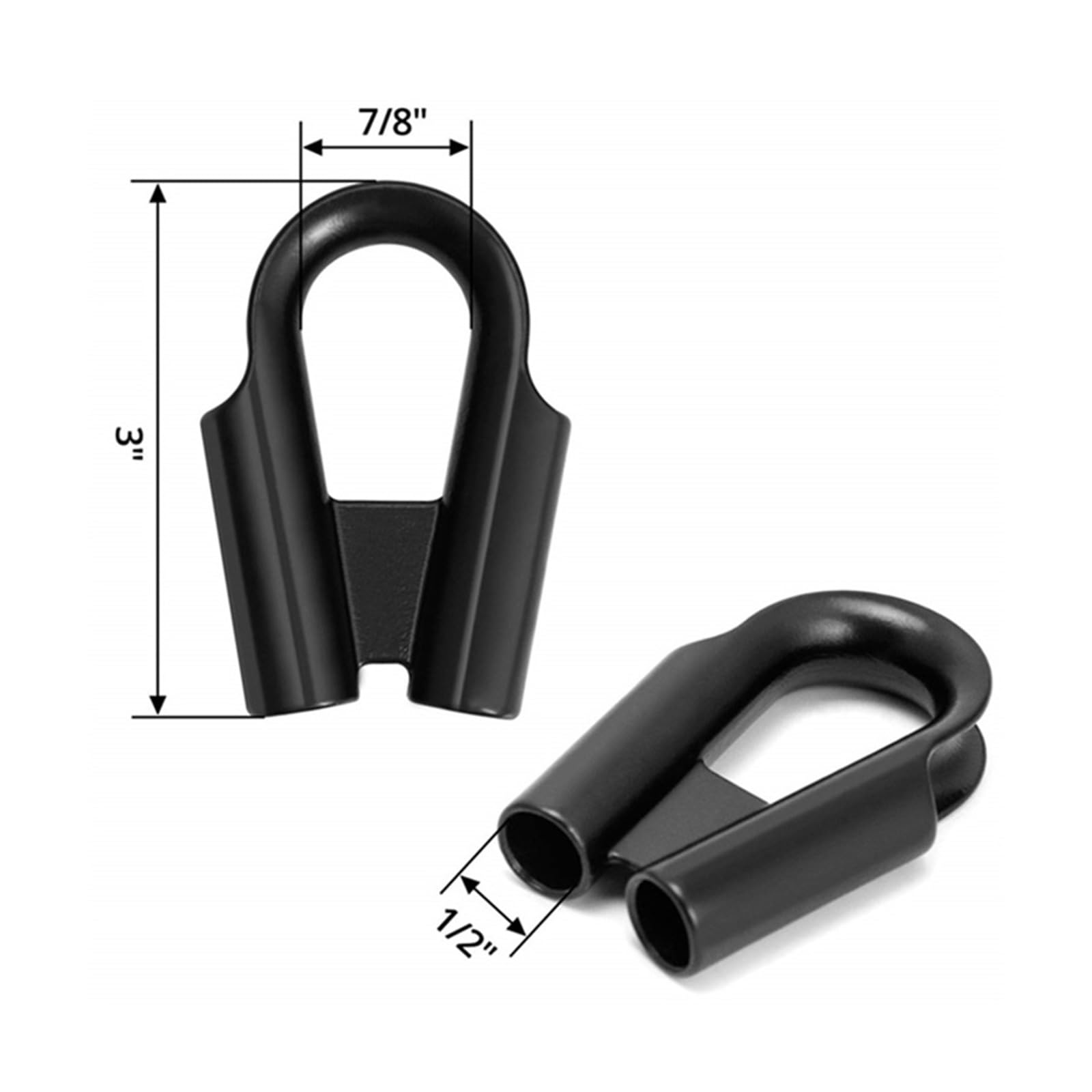 Cuerdas para Remolque, Cable de Cuerda de cabrestante de 3/8 "X 100 pies, Cable de cabrestante de 23809 Libras con Funda Protectora y Gancho for Cuerda de cabrestante de vehículo ATV SUV(Red Hook)