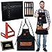 Geyoga 8 Pack Woodworking Apron for Men Father's Day Gift Canvas Apron with Tool Pockets and Woodworking Tool Set S-XXXL Adjustable Gifts for Men Dad Father Husband Him