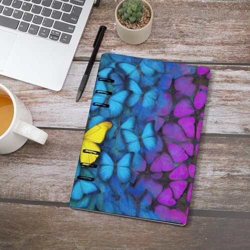 Carnet de notes A5 rechargeable papillons pour vos réunions