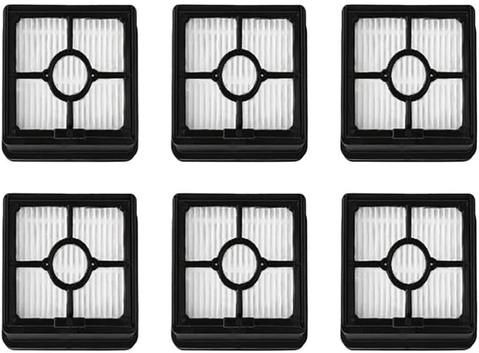 Replacement HEPA Filter Compatible with Midea Eureka FC9 FC9-Flash Vacuum Cleaner Accessories (6 Filters)