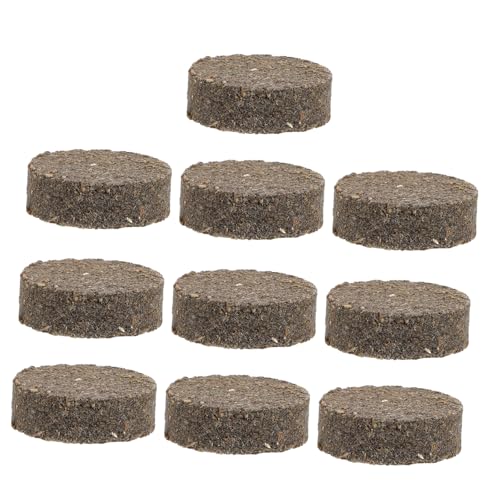 Milisten 10pcs Charcoal Wood Kindling for Outdoor Camping Dried Kindling Wood Blocks Instant Flame Starter Natural Firelighters