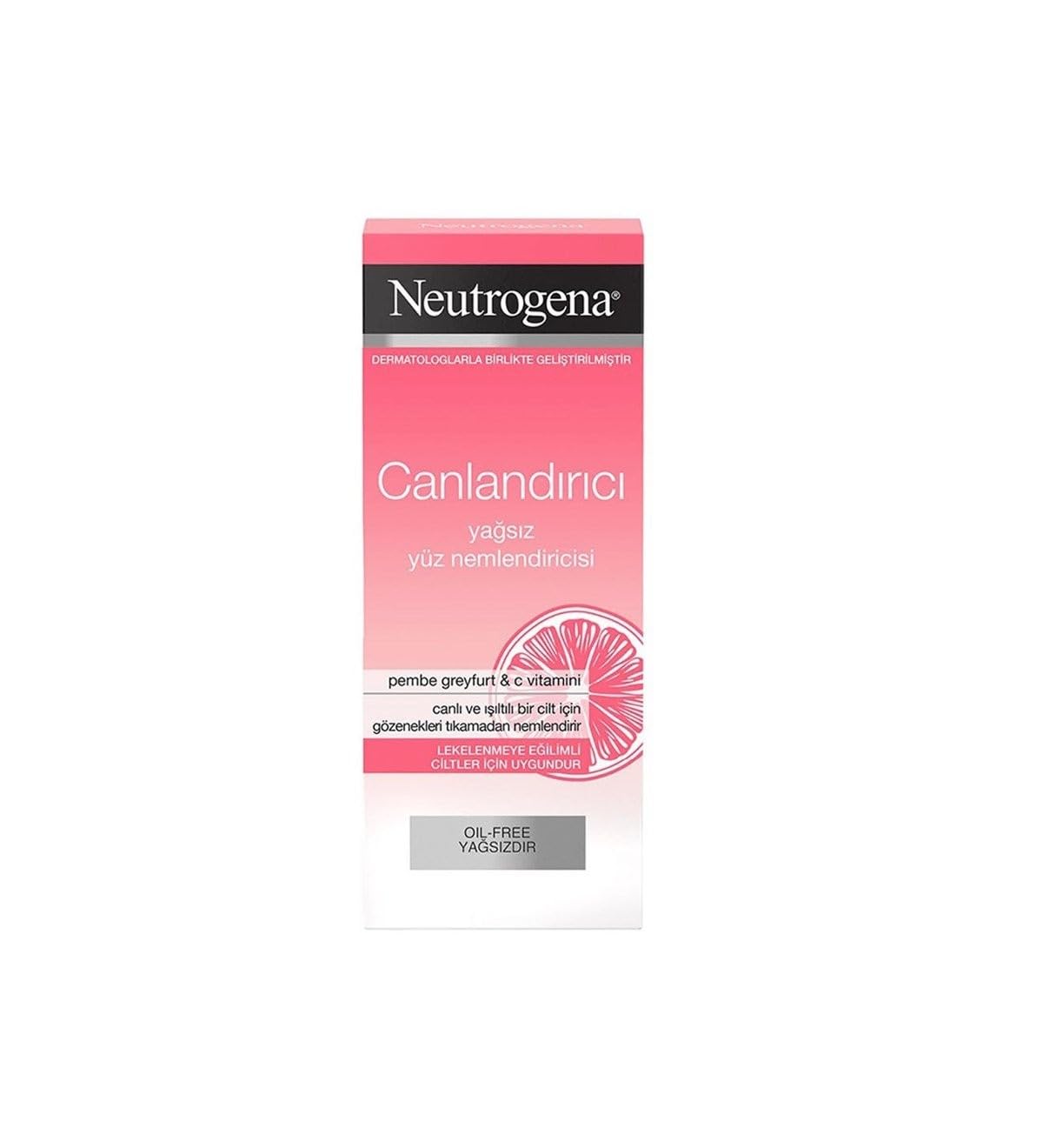 Neutrogena Refreshingly Clear (Pembe Greyfurt ve C Vitamini) Nemlendirici Yüz Kremi (50 ml)