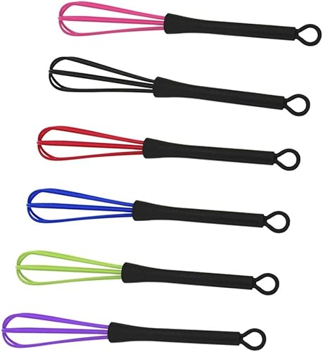 Miniatura 3 de FRCOLOR 12 piezas de herramienta de peluquería mezclador de color para peluquería mini batidor de silicona herramienta de tinte eléctrico