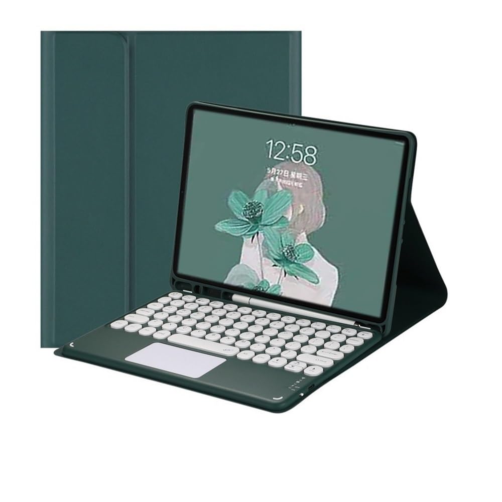 Clavier tactile étui cuir Samsung Galaxy Tab A9+ Plus protection