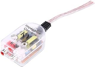 Car Audio High to Low Converter Stereo Converter CD Amplifier Audio Subwoofer Frequency Divider Converter Regulator Filter Impedance Converter Line Out Wiring Kit