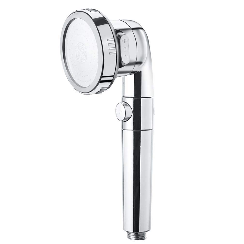 Pomme de douche ionique haute pression avec interrupteur de pause Stopwater pour flexible universel