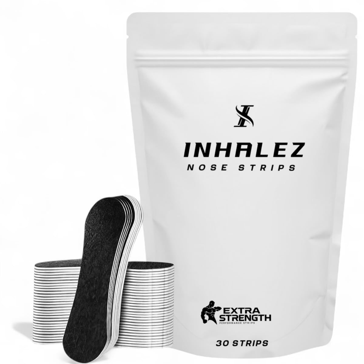 Performance Nasal Strips for Breathing Nose Strips for Breathing 30 Count Pack Oil Sweat Proof Adhesive Nasal Stips