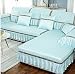 WECDS-PE Sofabezug Sommer Latex Eisseide Sofakissen Nordisch Einfach Modern Vier Jahreszeiten Universal rutschfeste Matte Kissen Sofabezug Handtuch 02,70x150cm (5 90x240cm)