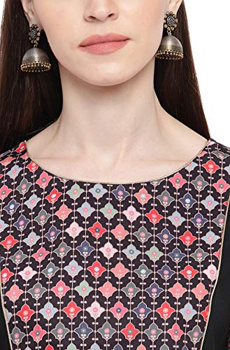 Image of Janasya Women's Crepe Regular Kurta