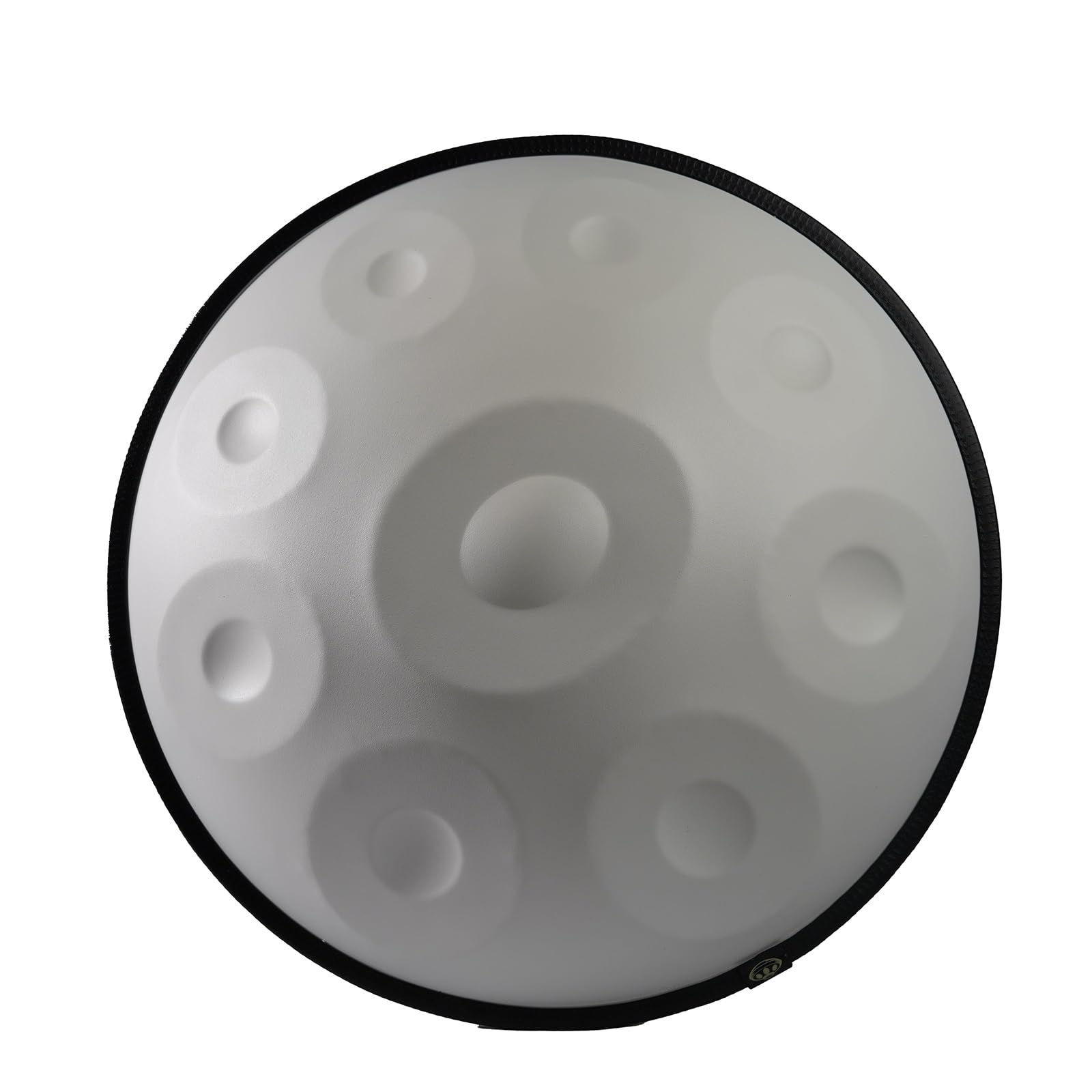 Handpan Drum 9 10 12 Tons 22 Pouces En Ré Mineur 432 Hz/440 Hz Instrument À Main, Tambour À Main En Acier Avec Sac À Main Souple, 2 Maillets À Main, Support À Main(White,10 Notes(440 Hz))