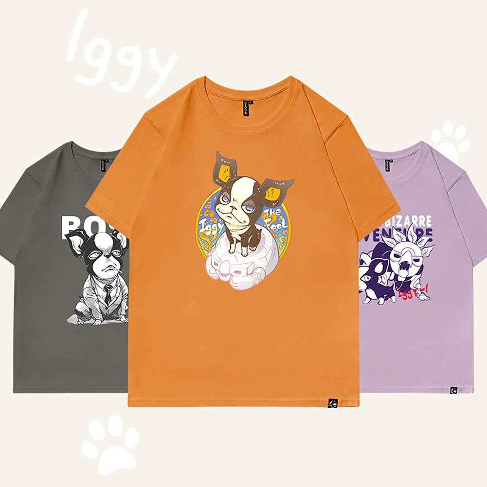 ジョジョの奇妙な冒険　イギー　tシャツ Amazon.co.jp: ジョジョの奇妙な冒険 イギー tシャツ メンズ