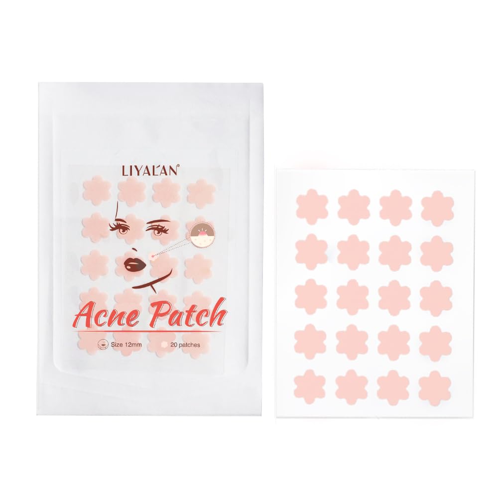 Mericka Star Acne Patch Pimple Patch, 20 Pcs with Tea Tree Oil & Centella Oil - Hydrocolloid Acne Patches for Face - Cute Zit Patches for Quick Healing